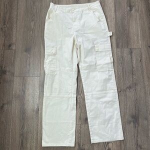 Gilipur Butter‎ Yellow High Waist Cargo Pants Sz L